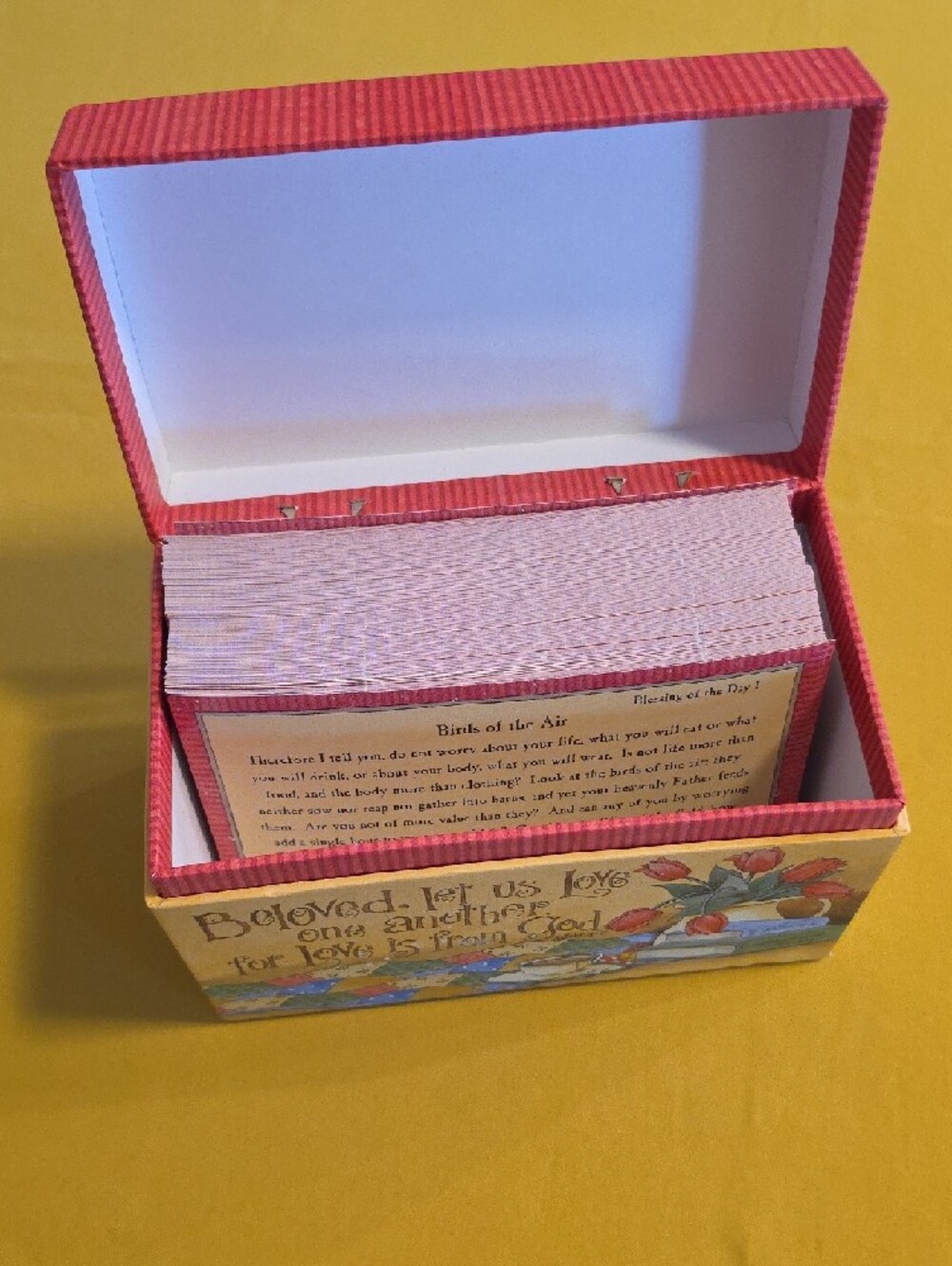 365 Daily Blessings Cards ▪︎ Hinged Blessing Box ▪︎ THOUGHTFUL GIFT IDEA!
